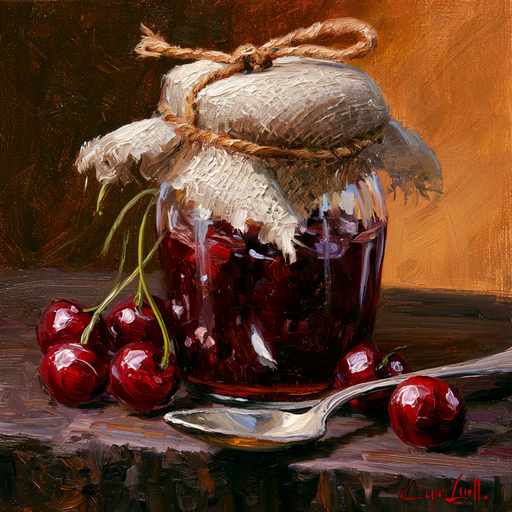Warm memories. Grandma's jam Cross Stitch Pattern (PDF + XSD)