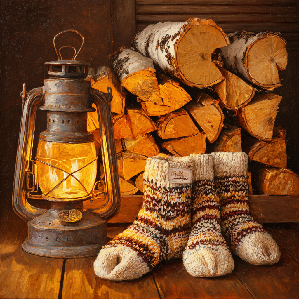Warm memories. Evening by the fireplace Cross Stitch Pattern (PDF + XSD)