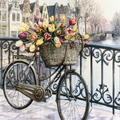 Around the World: Amsterdam Canals Cross Stitch Pattern (PDF + XSD)