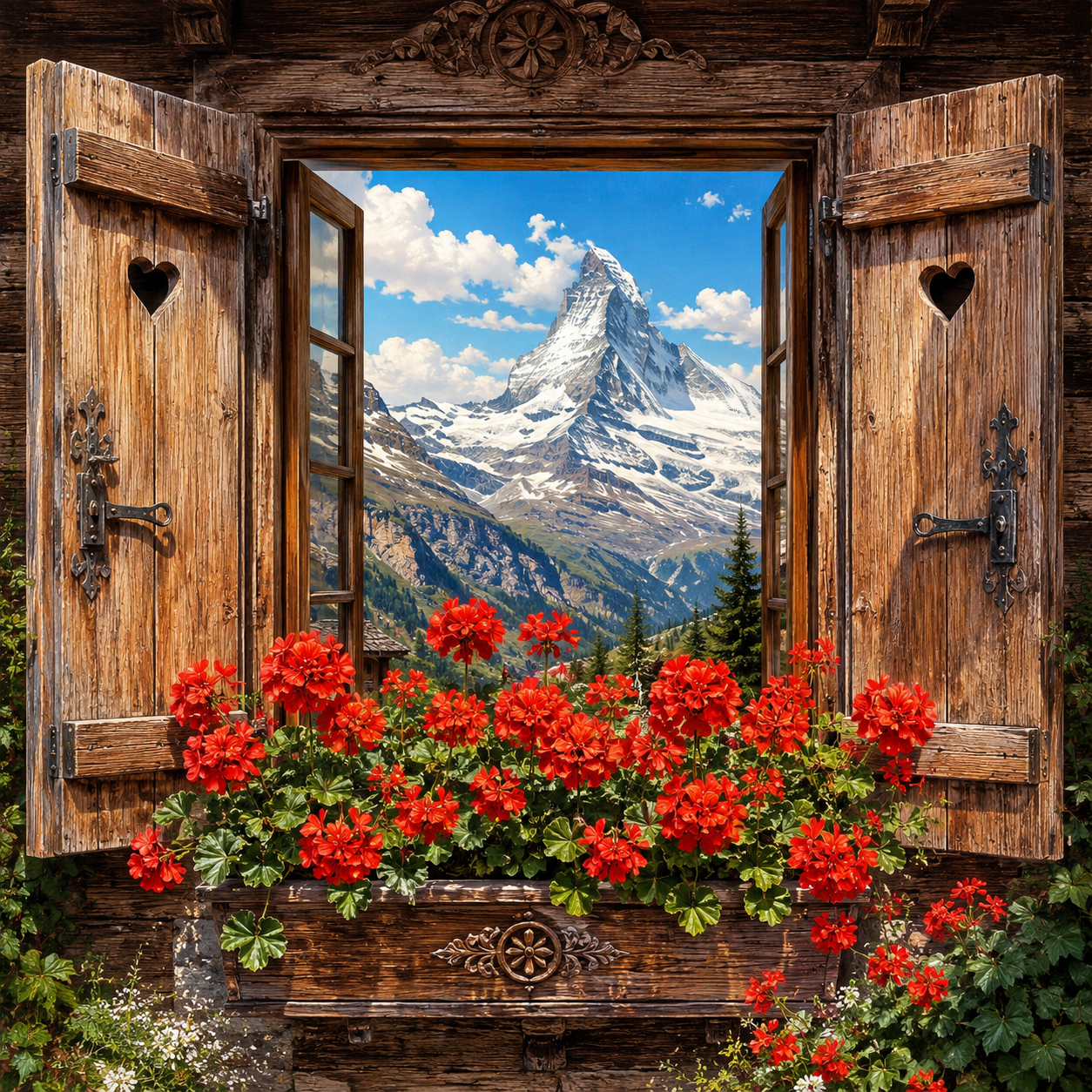 Around the world. Alpine fairy tale Cross Stitch Pattern (PDF + XSD)