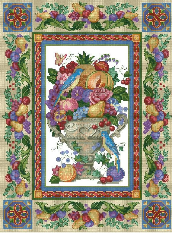 Gifts of nature Cross Stitch Pattern (PDF + XSD)