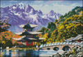 Japanese Pagoda Cross Stitch Pattern (PDF + XSD)
