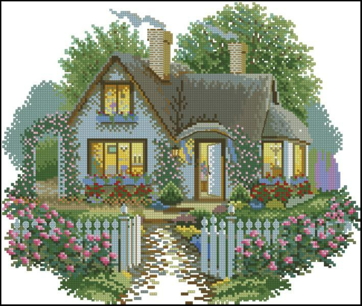 My Home Cross Stitch Pattern (PDF + XSD)