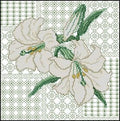 White lilies Cross Stitch Pattern (PDF + XSD)