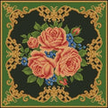 Retro Pillow Cross Stitch Pattern (PDF + XSD)