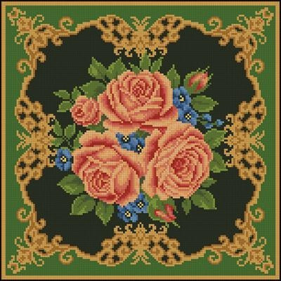 Retro Pillow Cross Stitch Pattern (PDF + XSD)