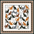 Cats at Night Cross Stitch Pattern (PDF + XSD)