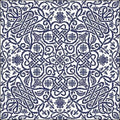Black and white pattern with flowers Cross Stitch Pattern (PDF + XSD)