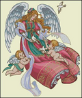 Angel of happiness Cross Stitch Pattern (PDF + XSD)