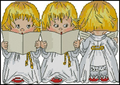 Angels singing Cross Stitch Pattern (PDF + XSD)