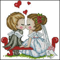 Angels in love Cross Stitch Pattern (PDF + XSD)