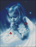 Guardian angel Cross Stitch Pattern (PDF + XSD)