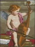 Angel with music Cross Stitch Pattern (PDF + XSD)