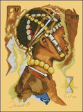 African Cross Stitch Pattern (PDF + XSD)