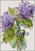 Hydrangea Cross Stitch Pattern (PDF + XSD)