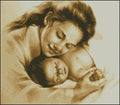 Mother and child Cross Stitch Pattern  (PDF + XSD)