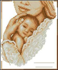 Mother and child — Cross Stitch Pattern (PDF + XSD)