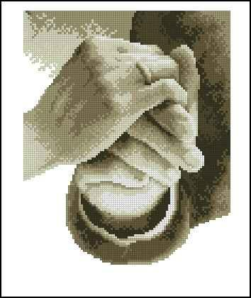 Hand in hand — Cross Stitch Pattern (PDF + XSD)
