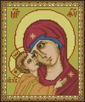 Icon "Our Lady of Igor's" Cross Stitch Pattern (PDF + XSD)