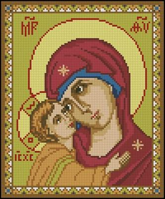 Icon "Our Lady of Igor's" Cross Stitch Pattern (PDF + XSD)