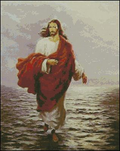 Walking on water Cross Stitch Pattern (PDF + XSD)