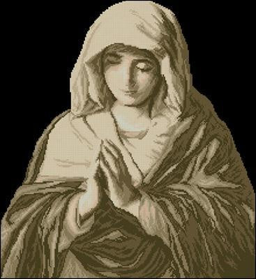 Prayer Cross Stitch Pattern (PDF + XSD)