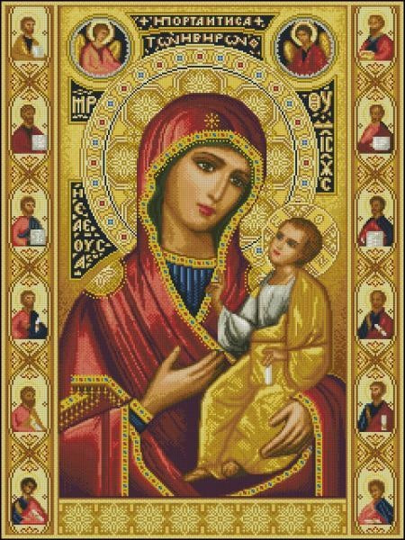 Iverskaya Cross Stitch Pattern (PDF + XSD)