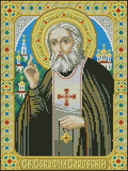 St. Seraphim of Sarov Cross Stitch Pattern (PDF + XSD)