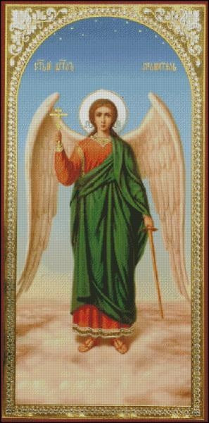 Archangel Guardian Cross Stitch Pattern (PDF + XSD)