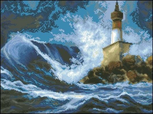 Storm Cross Stitch Pattern (PDF + XSD)