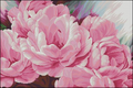 Pink peonies Cross Stitch Pattern (PDF + XSD)