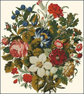 Bouquet of garden flowers Cross Stitch Pattern (PDF + XSD)