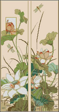 Flowers of Asia Cross Stitch Pattern (PDF + XSD)