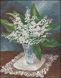 Lilies of the valley Cross Stitch Pattern (PDF + XSD)