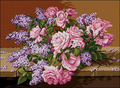 The scent of lilac and roses Cross Stitch Pattern (PDF + XSD)