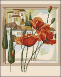 Flowers of the city Cross Stitch Pattern (PDF + XSD)