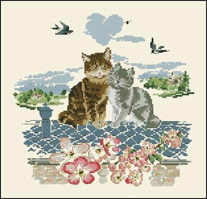 Friends — Cross Stitch Pattern (PDF + XSD)