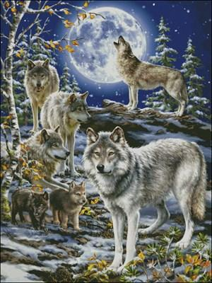 Wolves — Cross Stitch Pattern (PDF + XSD)