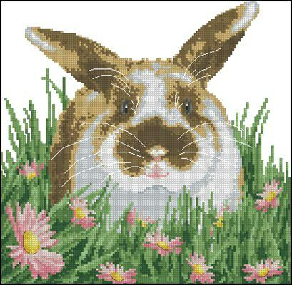 Rabbit— Cross Stitch Pattern (PDF + XSD)