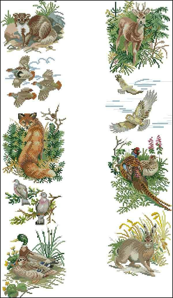 In the Animal World— Cross Stitch Pattern (PDF + XSD)