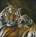 Tigers— Cross Stitch Pattern (PDF + XSD)