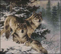Wolves' Respite— Cross Stitch Pattern (PDF + XSD)