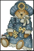 Favorite teddy bear Cross Stitch Pattern (PDF + XSD)