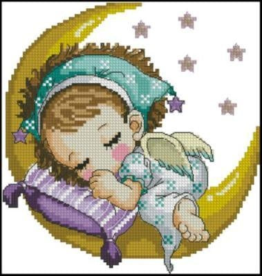 Girl's dream Cross Stitch Pattern (PDF + XSD)