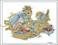 Vera the Mouse's Picnic Cross Stitch Pattern (PDF + XSD)