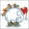 Winter Sleep Cross Stitch Pattern for Kids (PDF + XSD)