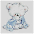 Teddy bear boy Cross Stitch Pattern (PDF + XSD)