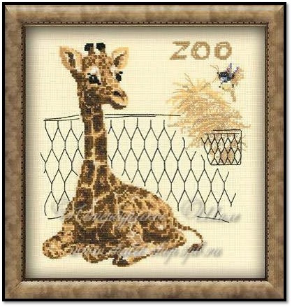 Giraffe Cross Stitch Pattern (PDF + XSD)