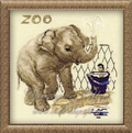 Elephant Cross Stitch Pattern (PDF + XSD)