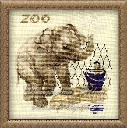 Elephant Cross Stitch Pattern (PDF + XSD)